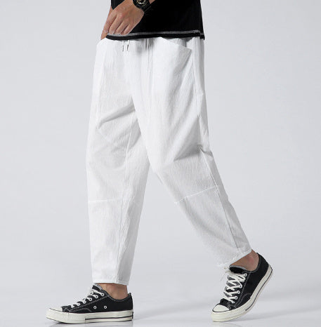 Herren Freizeithose im Harem-Stil – Locker, Modern, Bequem für Alltag und Streetwear