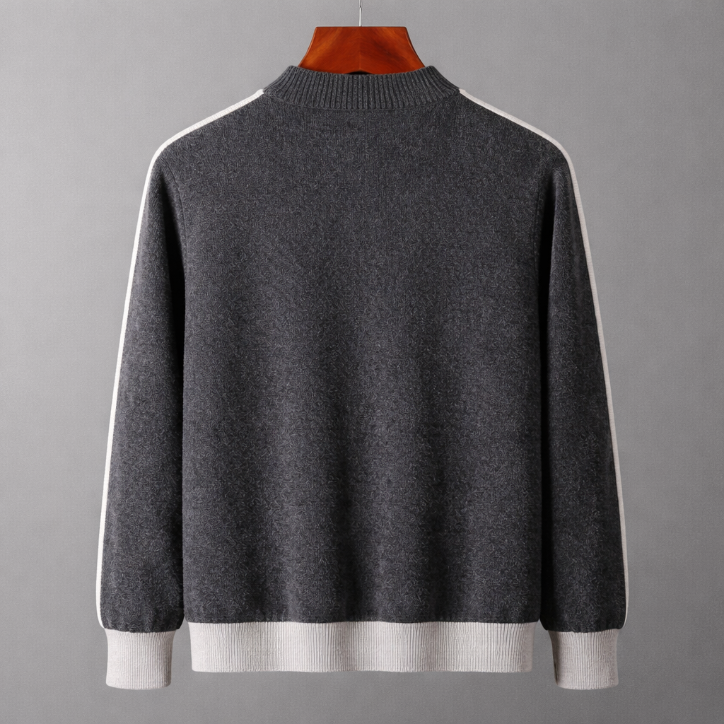 Herren Strickjacke mit Reißverschluss