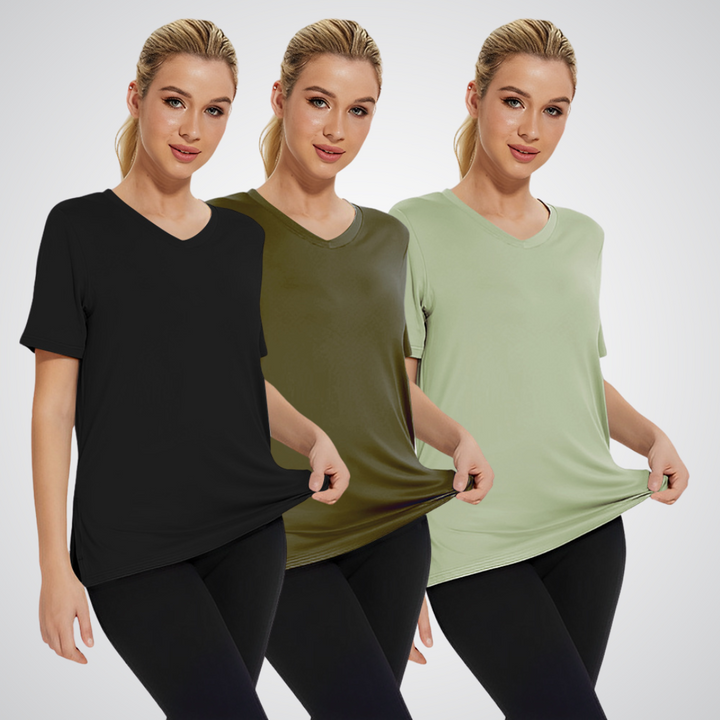 SELENA™ – Lässiges Loose-Fit-T-Shirt (3er-Pack)