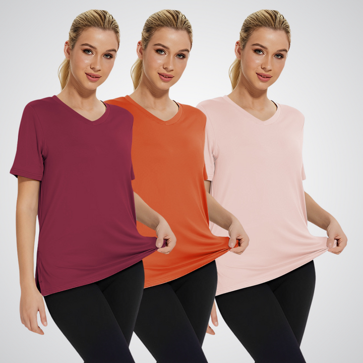 SELENA™ – Lässiges Loose-Fit-T-Shirt (3er-Pack)