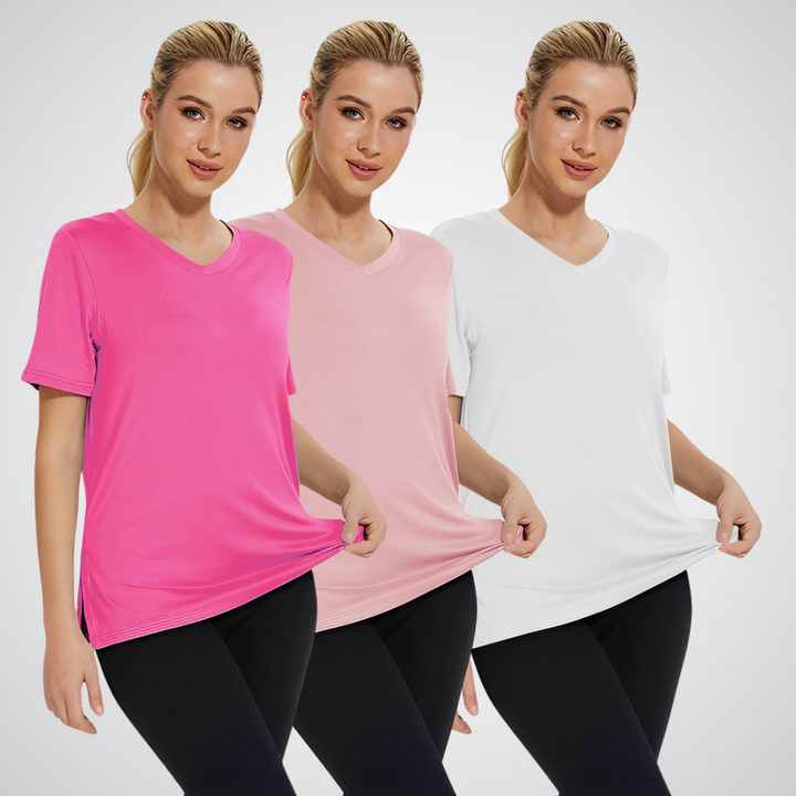 SELENA™ – Lässiges Loose-Fit-T-Shirt (3er-Pack)
