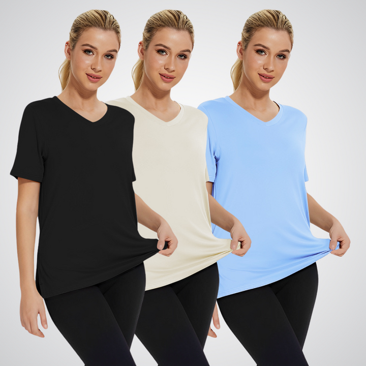 SELENA™ – Lässiges Loose-Fit-T-Shirt (3er-Pack)