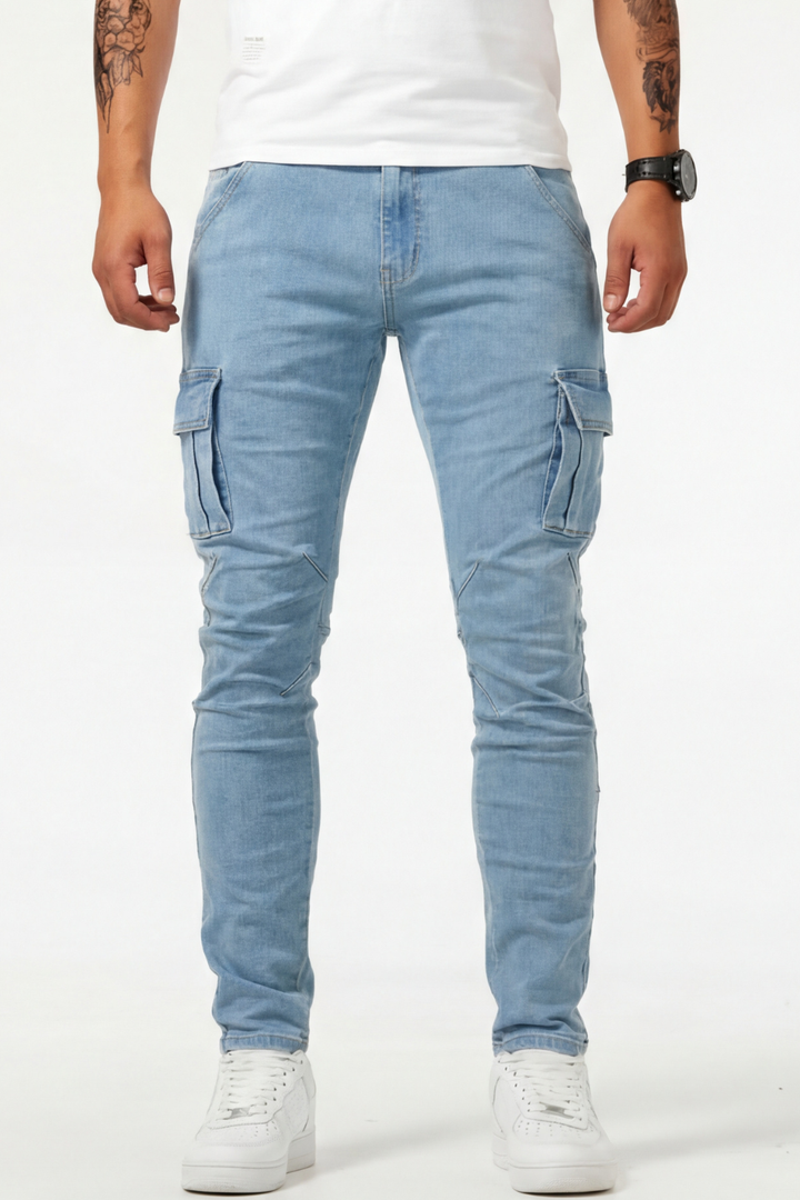 Elastische Cargo Jeans für Herren
