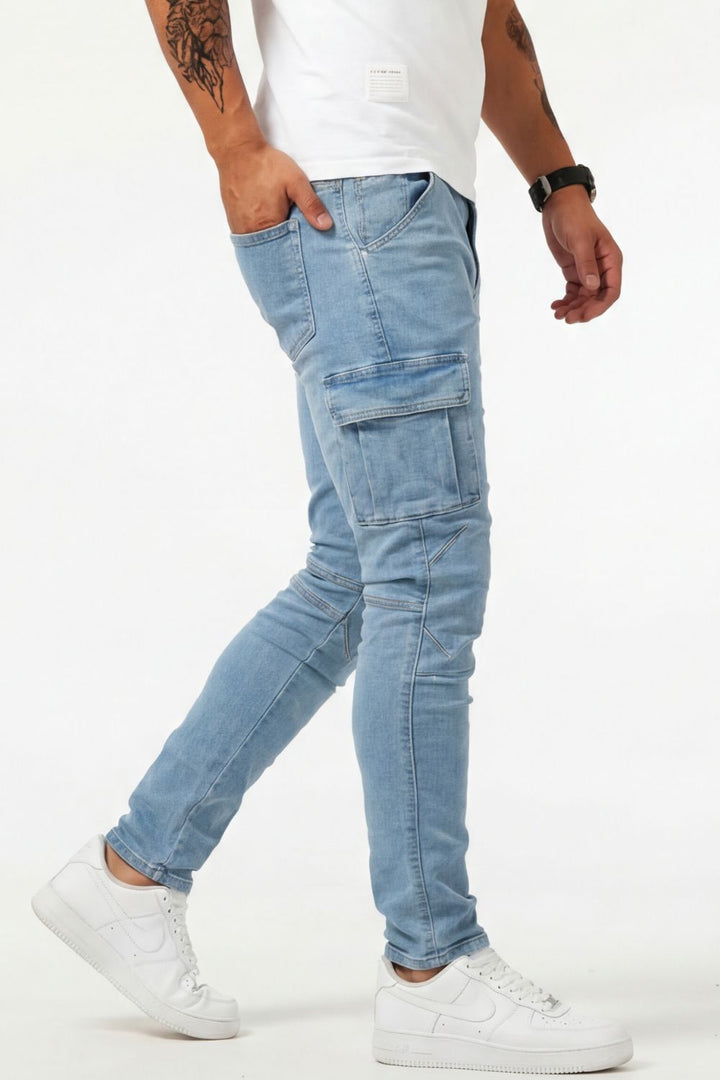 Elastische Cargo Jeans für Herren