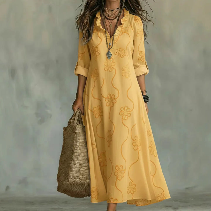 Sienna™ | Bauchkaschierendes Blumen-Sommerkleid