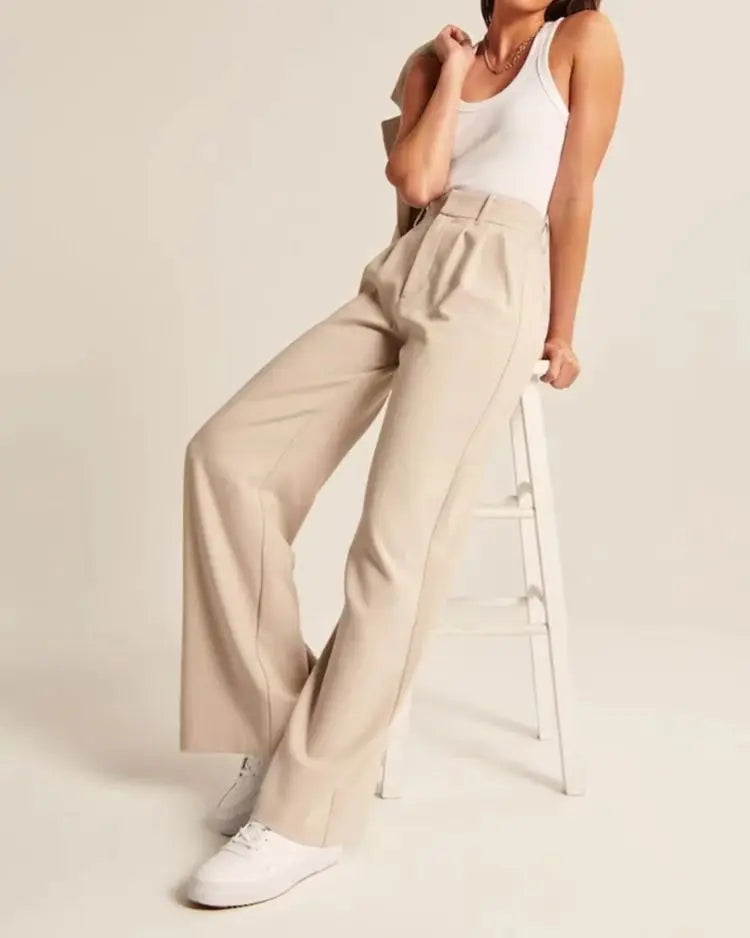 Lehmora | Die bequeme Damenhose mit hoher Taille