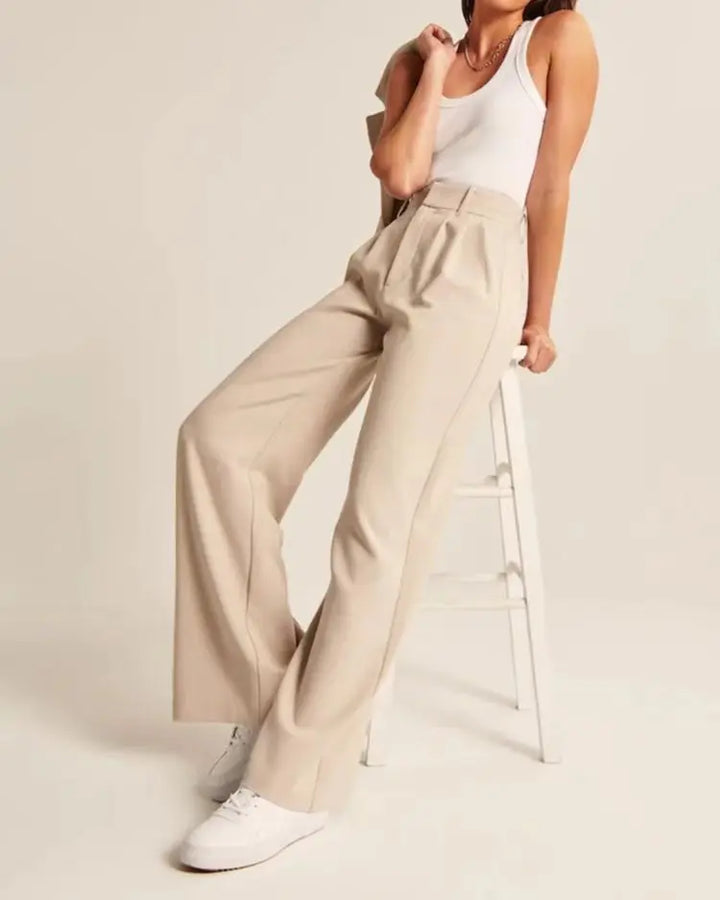 Lehmora | Die bequeme Damenhose mit hoher Taille