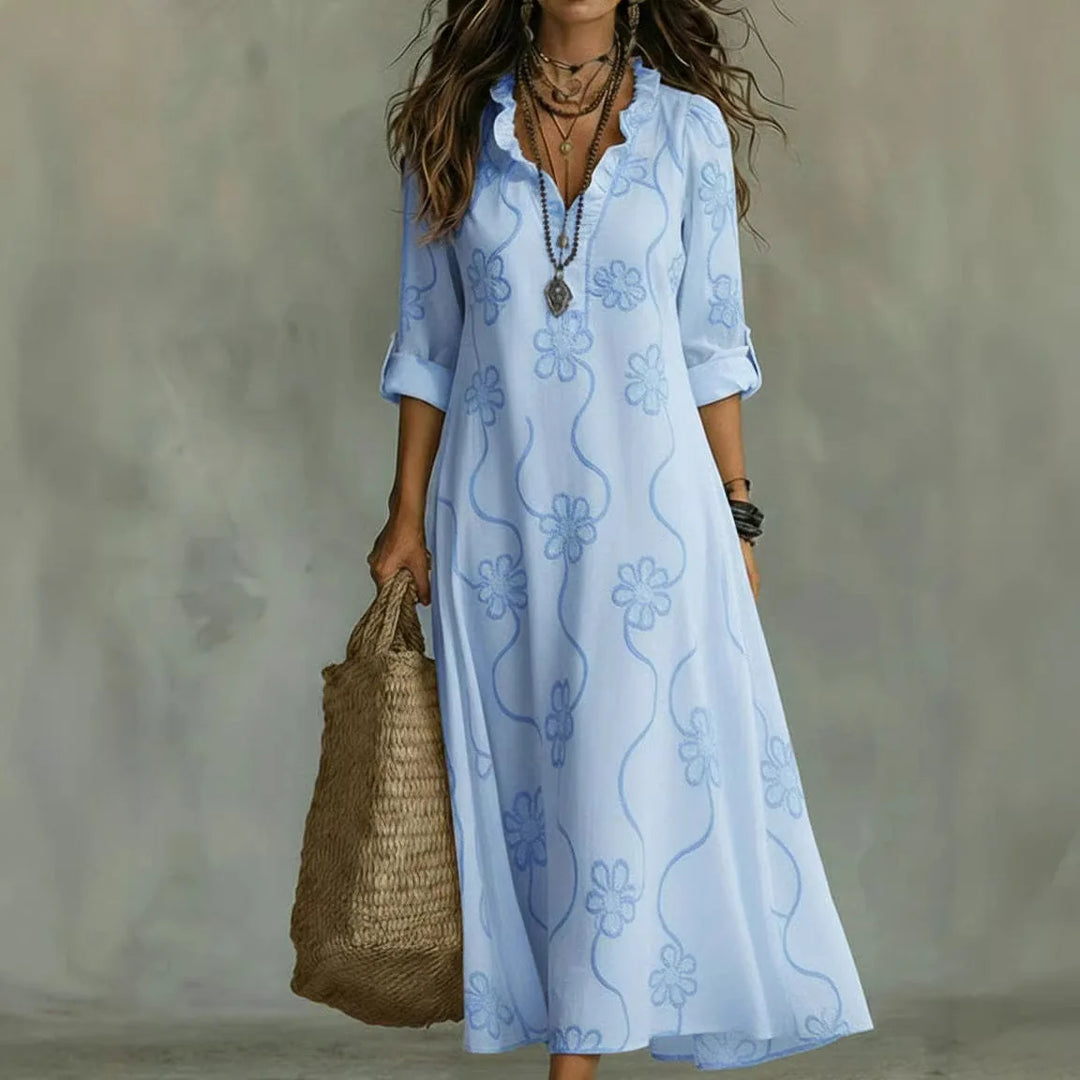 Sienna™ | Bauchkaschierendes Blumen-Sommerkleid