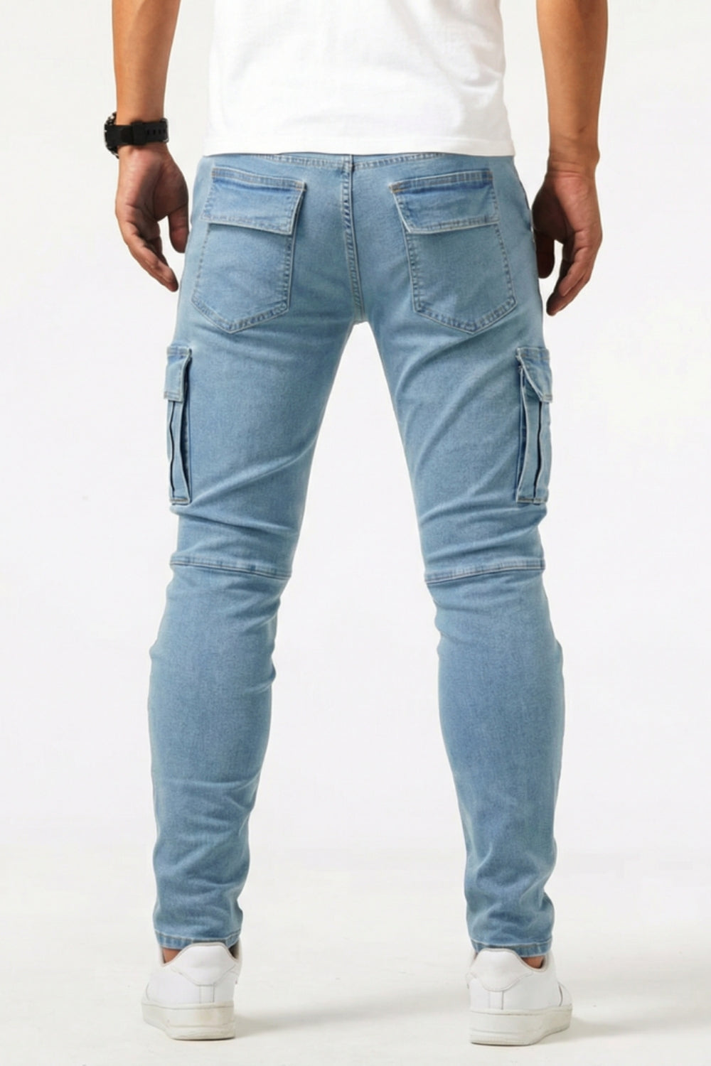 Elastische Cargo Jeans für Herren
