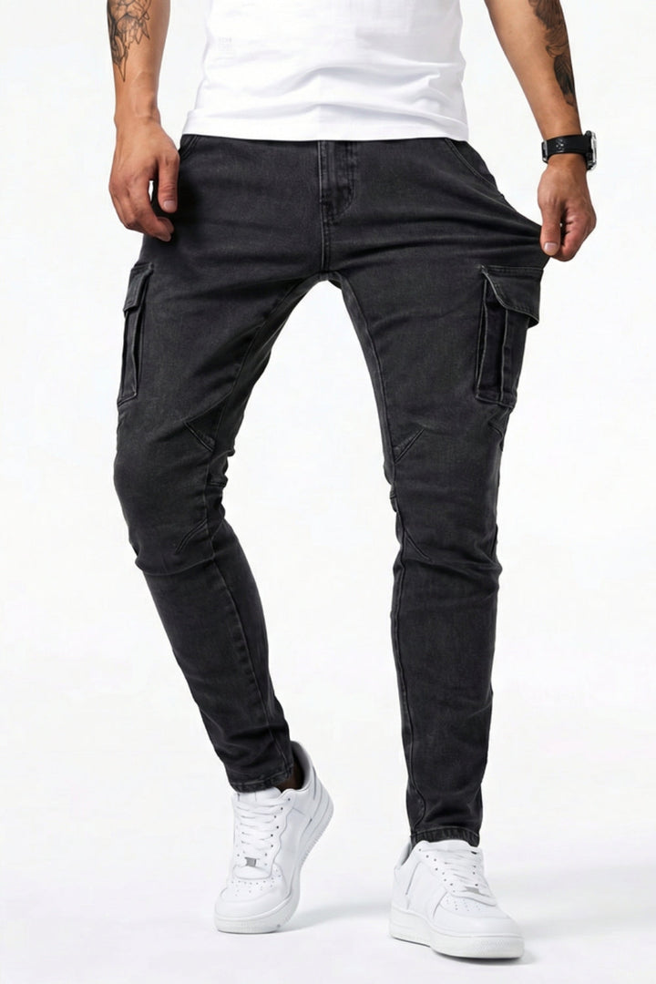 Elastische Cargo Jeans für Herren