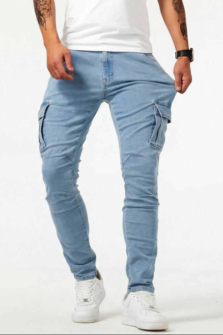 Elastische Cargo Jeans für Herren