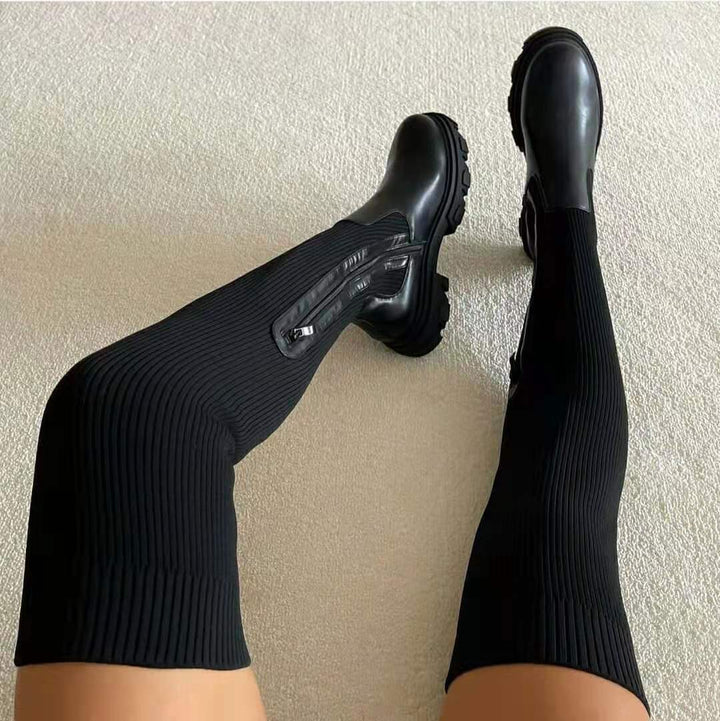 MADDIE | Overknee Stretch-Stiefel