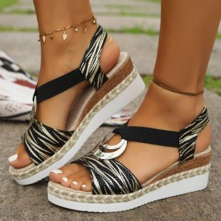 Bequeme Ergonomische Keilabsatz-Sandalen
