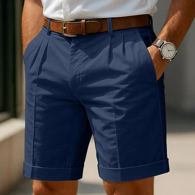 Herren Plissee Tailored Shorts